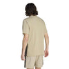 Adidas Mens 3 Stripes Single Jersey Tee Wonder Cargo/Black