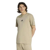 Adidas Mens Small Logo Single Jersey Tee Wonder Cargo/Black