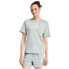 Adidas Womens Small Logo Single Jersey Tee Wonder Sage/White