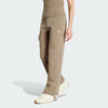 Adidas Womens Small Logo Fleece Pant Khaki Six/White