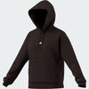 Adidas Womens Small Logo Feel Cozy Hoodie Aurora Coffee/White
