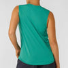 Lorna Jane Womens Lotus Muscle Tank Jewel Jade Green