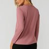 Lorna Jane Womens Lotus Long Sleeve Top Berry Icing