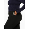 Lorna Jane Womens Amy Thermal Phone Pocket Full Length Tight Black