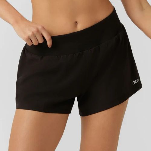 Lorna Jane Womens Stretch & Stride Pocket Run Short Black