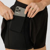 Lorna Jane Womens Lightspeed Phone Pocket Run Short Black