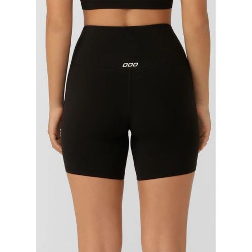 Lorna Jane Womens Lotus No Chafe 12cm Bike Tight Black