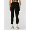 Lorna Jane Womens Lotus No Chafe Phone Pocket Tech Ankle Biter Tight Recycled Black