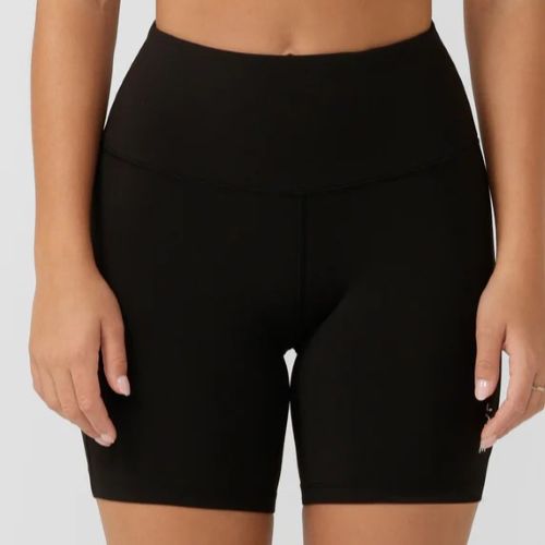 Lorna Jane Womens Lotus No Chafe Phone Pocket 12cm Bike Tight Recycled Black