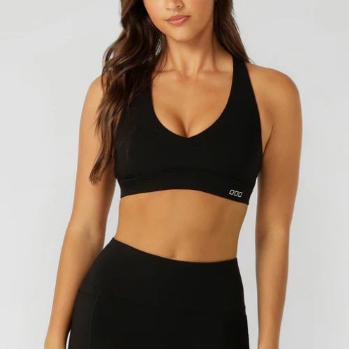 Lorna Jane Womens Lifted Sports Bra Black