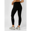 Lorna Jane Womens Amy No Chafe Phone Pocket Ankle Biter Tight Recycled Black