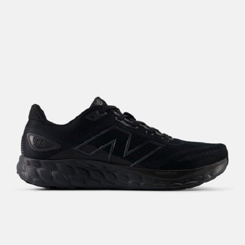 New Balance Mens M680CK8 2E Black/Phantom/Black Metallic