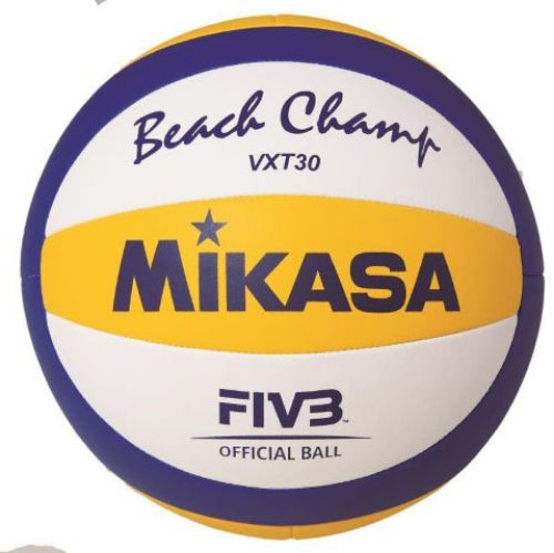 Mikasa Beach Volleyball VXT-30 White/Blue/Yellow