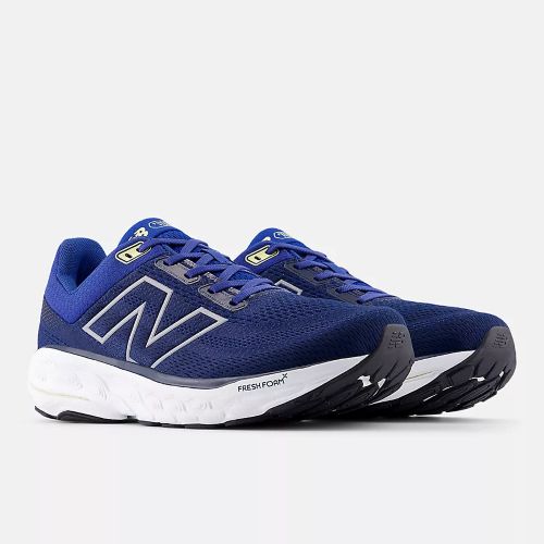 New Balance Mens Fresh Foam M860V14 2E Galaxy Blue/NB Navy/Winter Grass