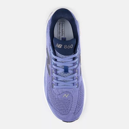 New Balance Mens Fresh Foam M860V15 D Fairweather Blue/NB Navy