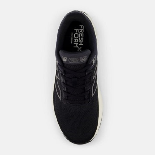 New Balance Mens Fresh Foam M860V14 2E Black/Phantom/Sea Salt