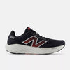 New Balance Mens Fresh Foam M880V14 D Black/Silver Metallic/Neo Flame