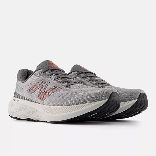 New Balance Mens Fresh Foam M880V15 D Slate Grey/Reflection/Urgent Red