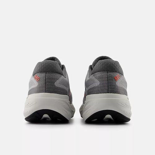 New Balance Mens Fresh Foam M880V15 D Slate Grey/Reflection/Urgent Red