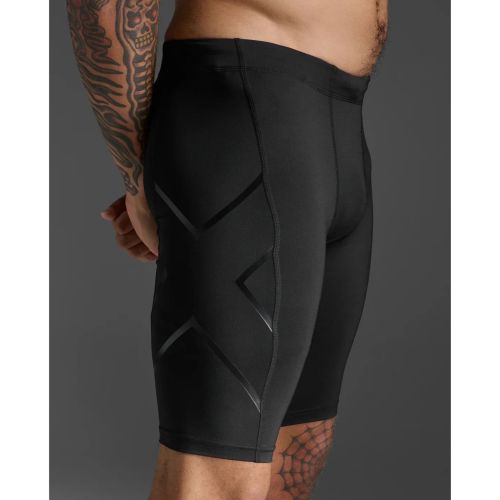 2XU Mens Core Compression Short Black/Black