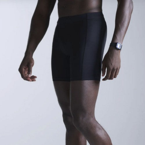 2XU Mens Compression Half Short Black/Black