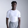 2XU Mens Compress Short Sleeve Top White/White