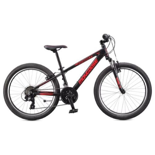 Mongoose Rockadile 24 Kids 21Speed Black