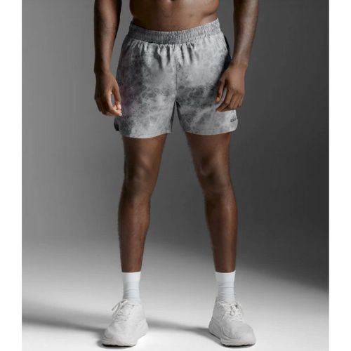 2XU Mens Aero 5 Inch Shorts Weathervane Marble/Silver Reflective