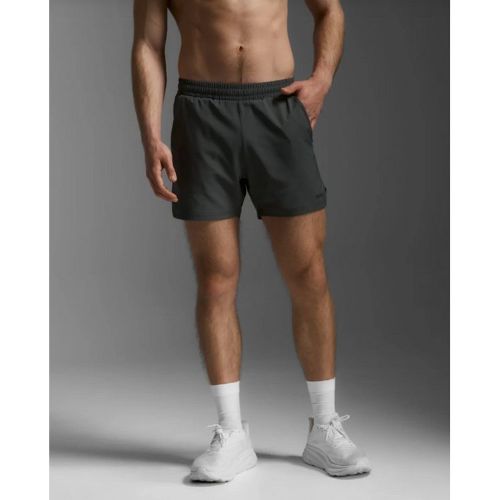 2XU Mens Aero 5 Inch Shorts Jupiter/Black Reflective