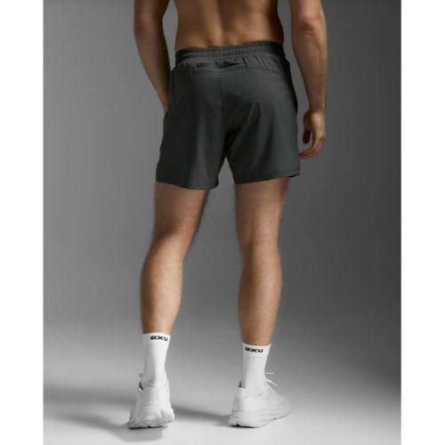 2XU Mens Aero 5 Inch Shorts Jupiter/Black Reflective