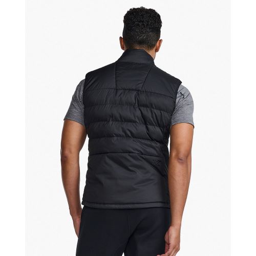 2XU Mens Commute Packable Insulated Vest Black/Turbulence