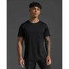 2XU Mens Light Speed Tech Tee Black/Black Reflective