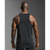 2XU Mens Light Speed Tech Singlet Black/Black Reflective