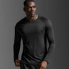 2XU Mens Aero Long Sleeve Top Black/Silver Refective