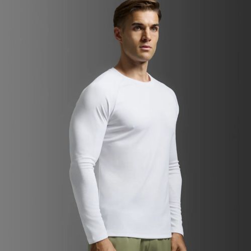 2XU Mens Aero Long Sleeve Top White/Silver Refective