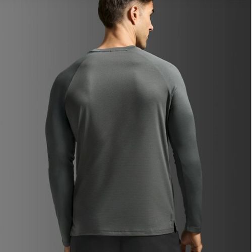 2XU Mens Aero Long Sleeve Top Jupiter/Black Reflective