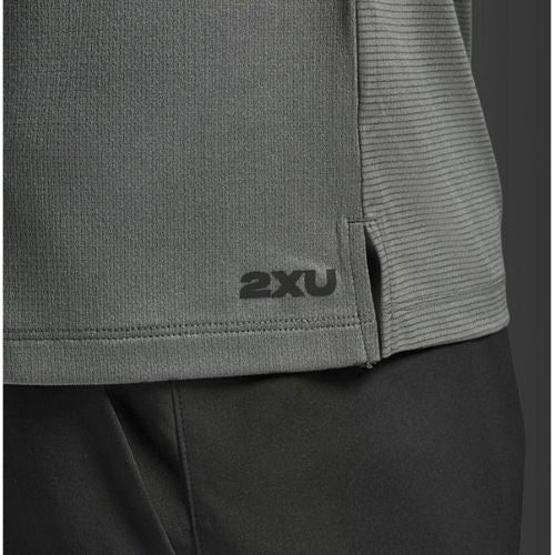 2XU Mens Aero Long Sleeve Top Jupiter/Black Reflective