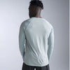 2XU Mens Aero Long Sleeve Top Smoke Blue/Black Refective