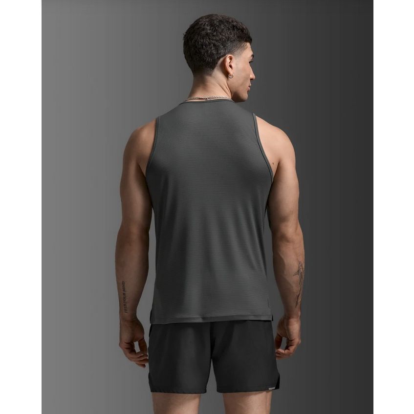 2XU Mens Aero Tank Jupiter/Black Reflective