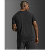 2XU Mens Aero Tee Black/Silver Reflective