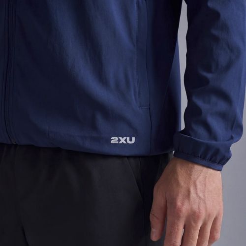 2XU Mens Aero Jacket Midnight/Silver Reflective