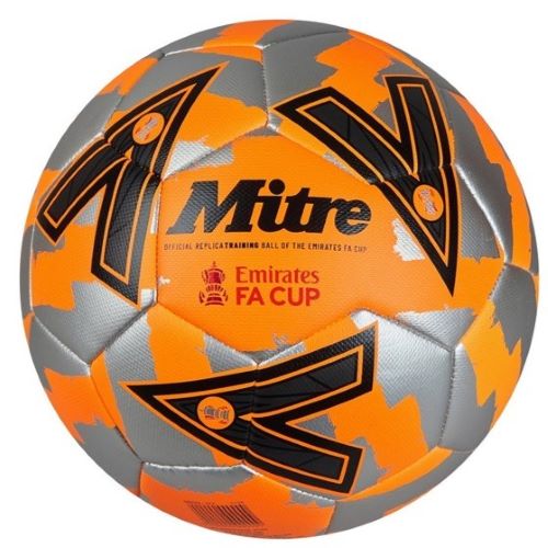 Mitre FA Cup Replica Train 24/25 Soccerball Orange
