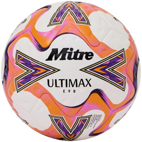 Mitre Ultimax Evo 26 Soccerball White Size 5