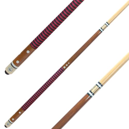 Formula 2 Piece Cue Nylon Wound 57 Inch Red