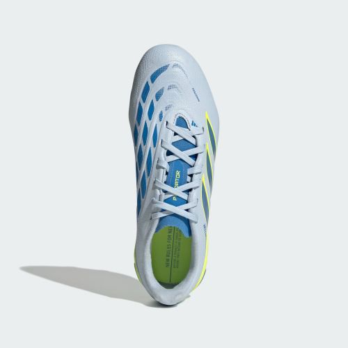 Adidas Kids Predator League FG Crystal Sky/Ray Blue/Team Solar Yellow 2
