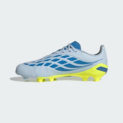 Adidas Kids Predator League FG Crystal Sky/Ray Blue/Team Solar Yellow 2