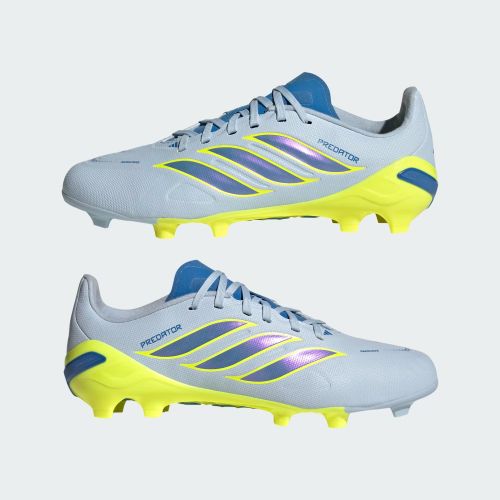 Adidas Kids Predator League FG Crystal Sky/Ray Blue/Team Solar Yellow 2