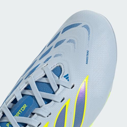 Adidas Kids Predator League FG Crystal Sky/Ray Blue/Team Solar Yellow 2