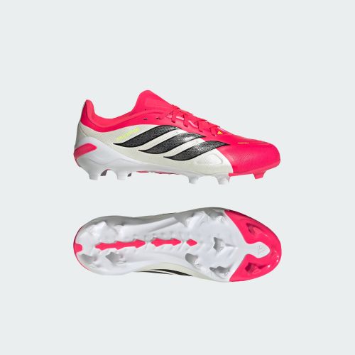 Adidas Kids Predator League FG Football Boots Lucid Red/Core Black/Cloud White
