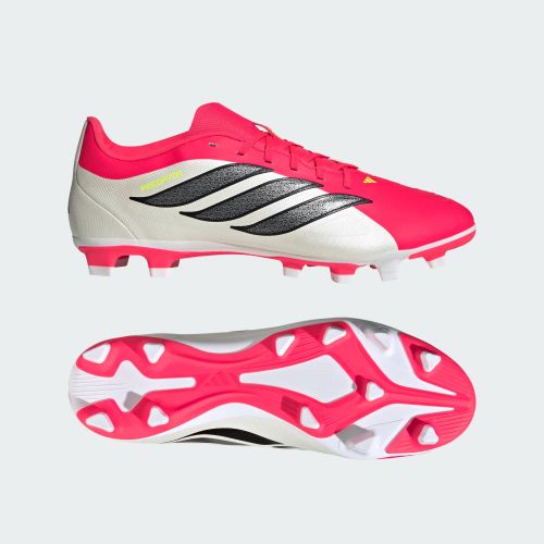 Adidas Adult Predator Club FG/MG Football Boot Lucid Red/Core Black/Cloud White